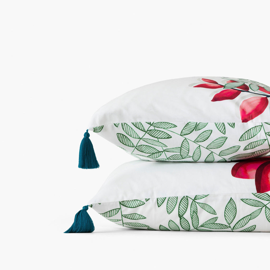 Rectangular Pillowcase in Cotton Percale Balata - Carré Blanc Canada