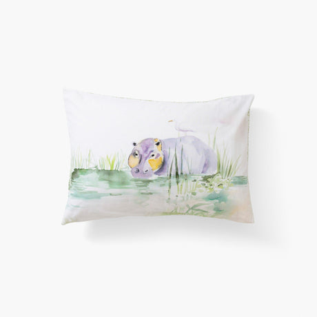 Rectangular Pillowcase in Organic Cotton Safari - Carré Blanc Canada