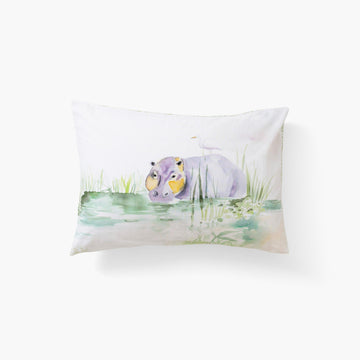 Rectangular Pillowcase in Organic Cotton Safari - Carré Blanc Canada