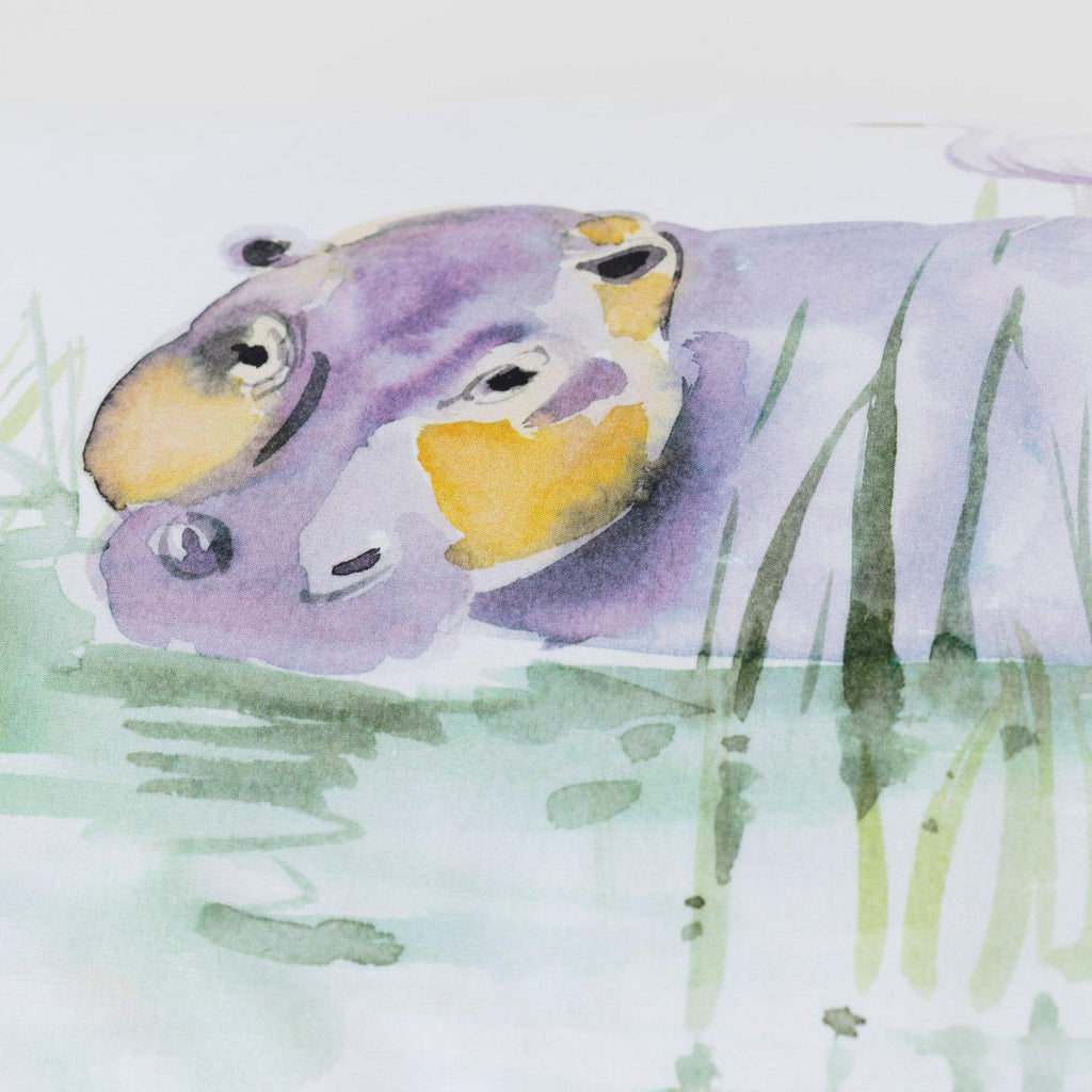 Rectangular Pillowcase in Organic Cotton Safari - Carré Blanc Canada