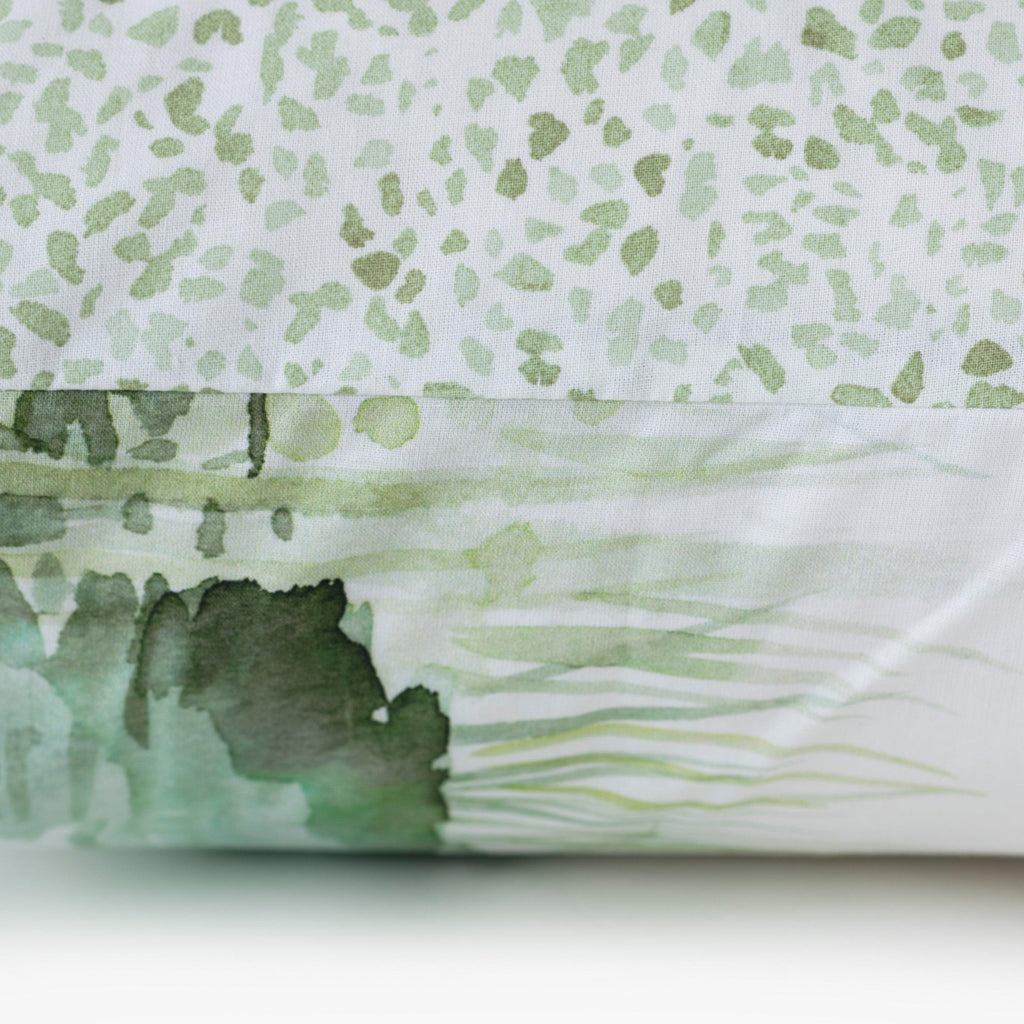 Rectangular Pillowcase in Organic Cotton Safari - Carré Blanc Canada