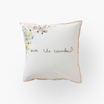 Square Pillowcase in Pure Organic Cotton Rêve D'Or - Carré Blanc Canada