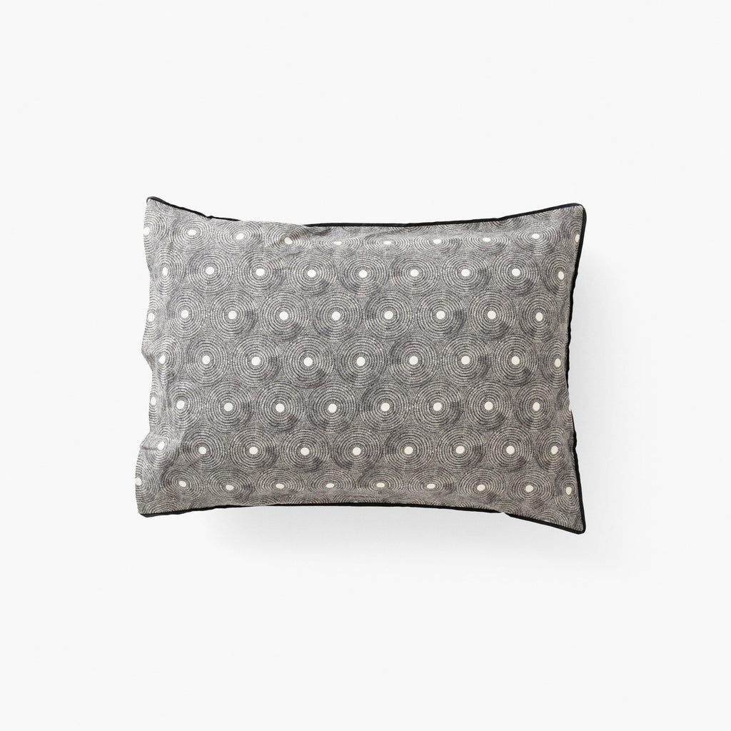 Rectangular Pillowcase in Linen and Washed Cotton Eclipse - Carré Blanc Canada