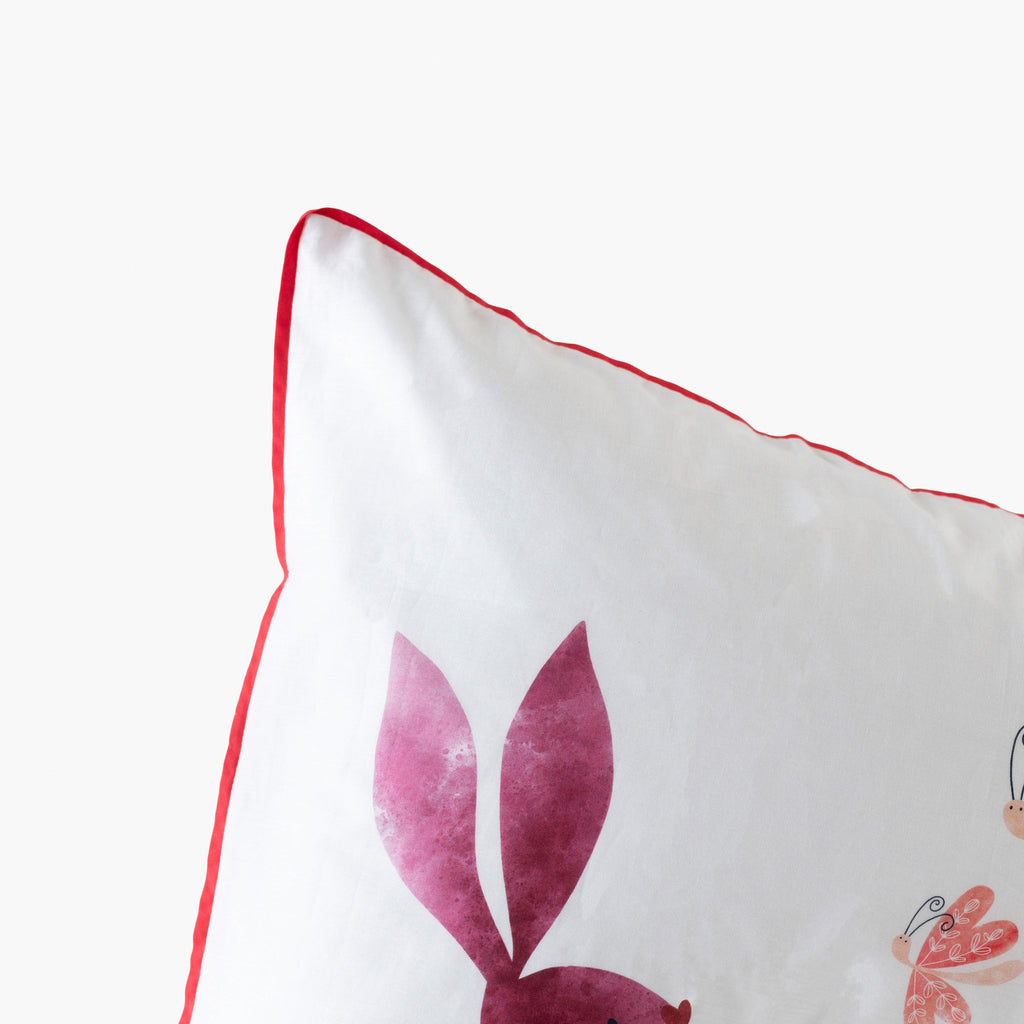 Rectangular Pillowcase in Pure Organic Cotton Mes Rêves - Carré Blanc Canada