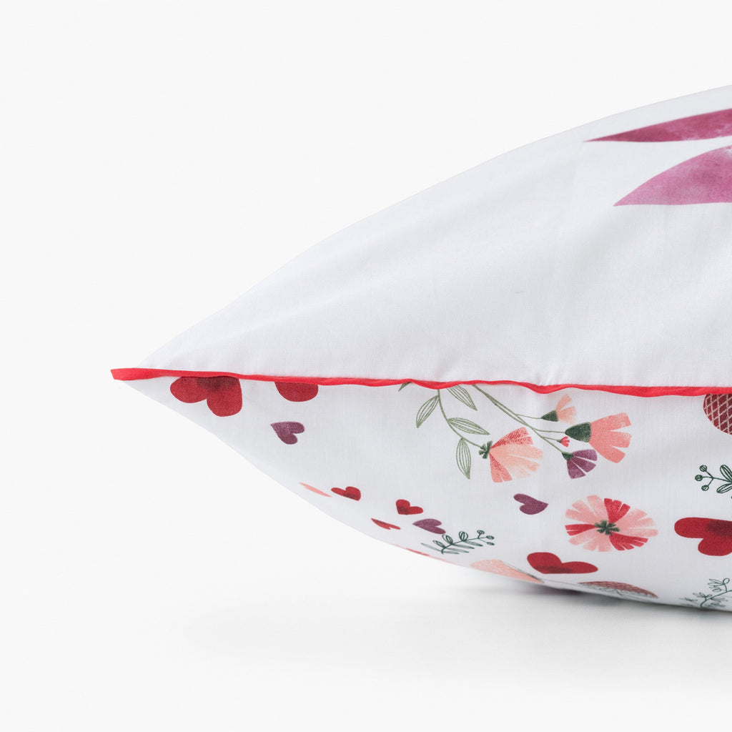 Rectangular Pillowcase in Pure Organic Cotton Mes Rêves - Carré Blanc Canada