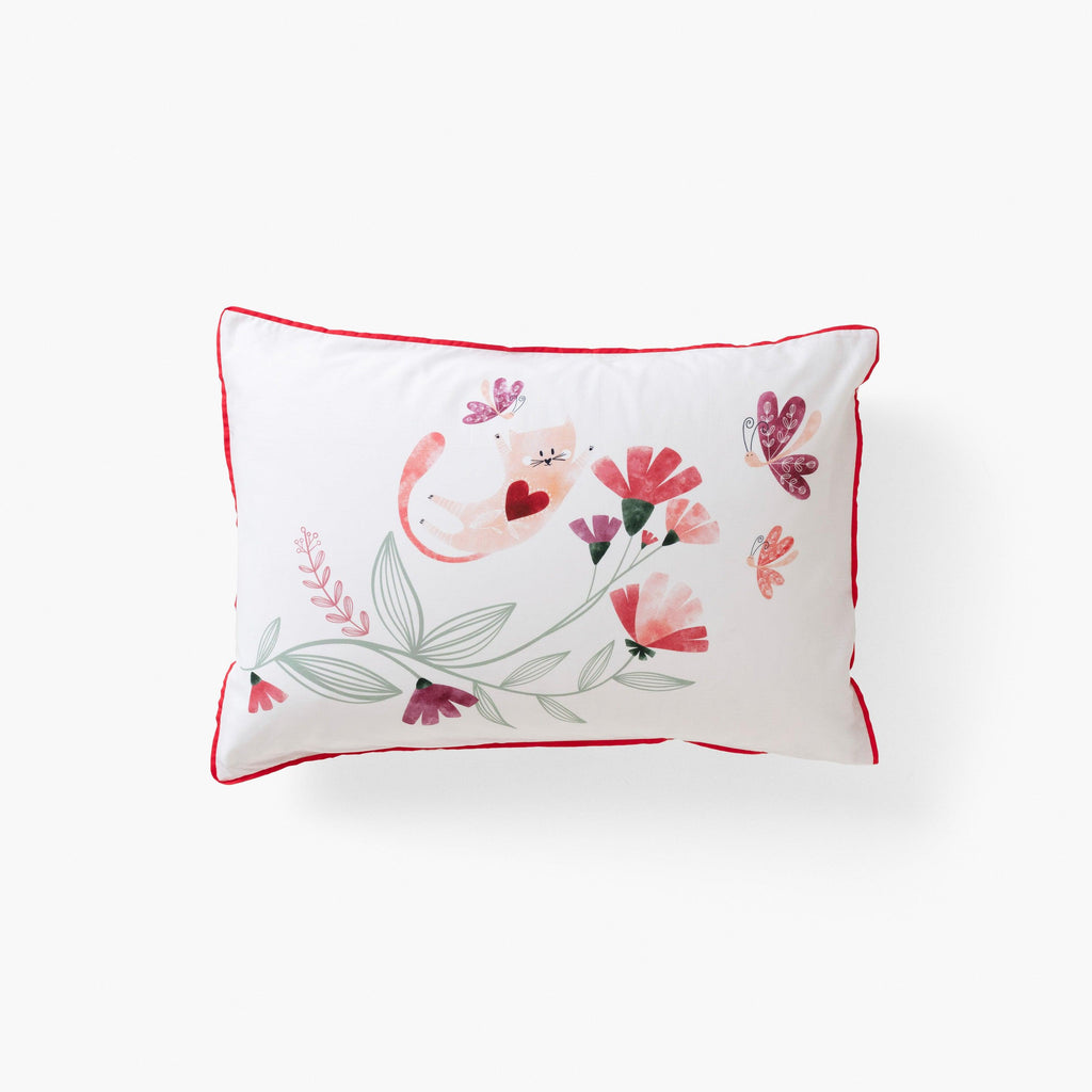 Rectangular Pillowcase in Pure Organic Cotton Mes Rêves - Carré Blanc Canada