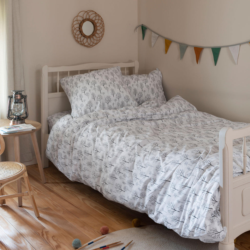 Duvet Cover in Pure Cotton Feeries - Carré Blanc Canada