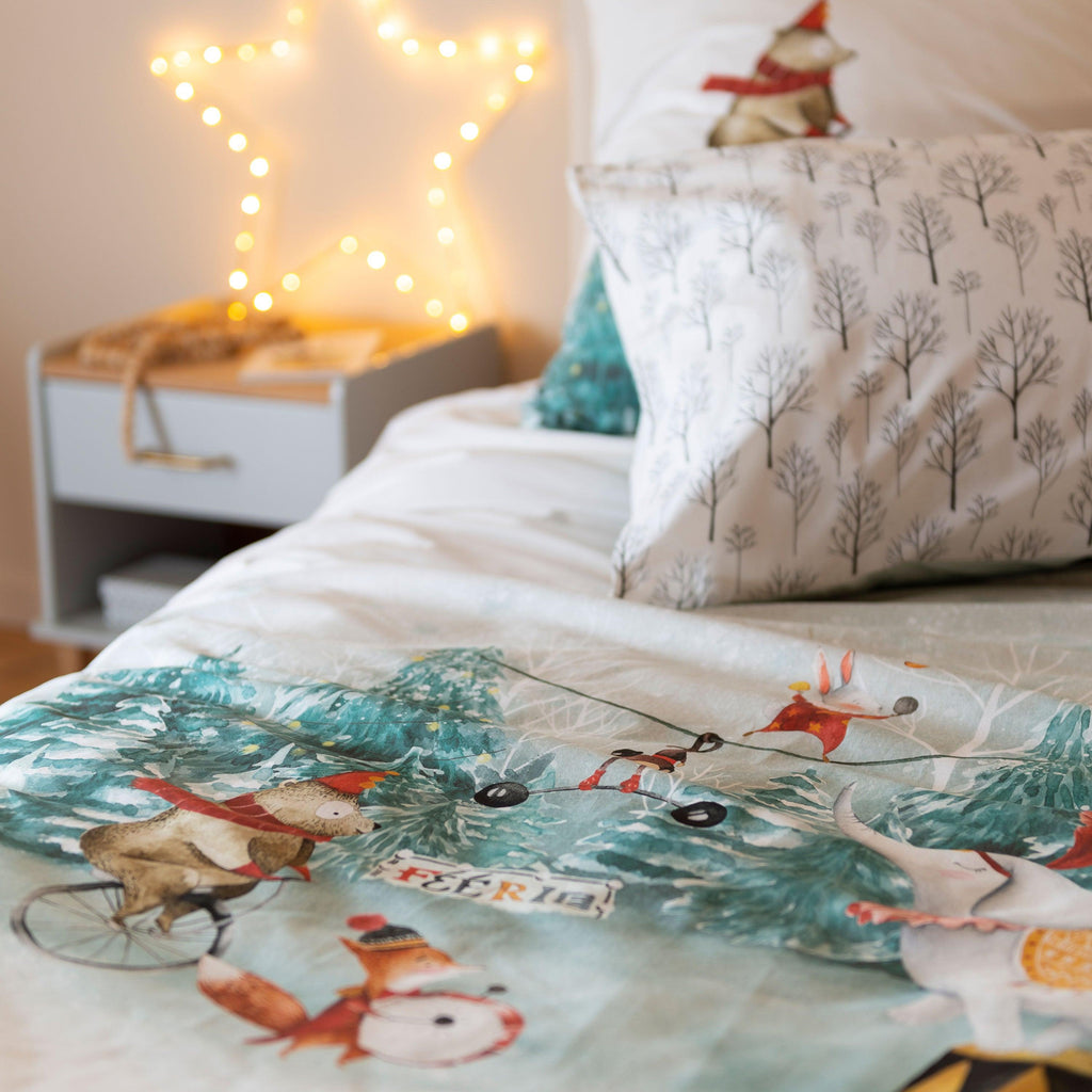 Rectangular Pillowcase in Pure Cotton Feeries - Carré Blanc Canada