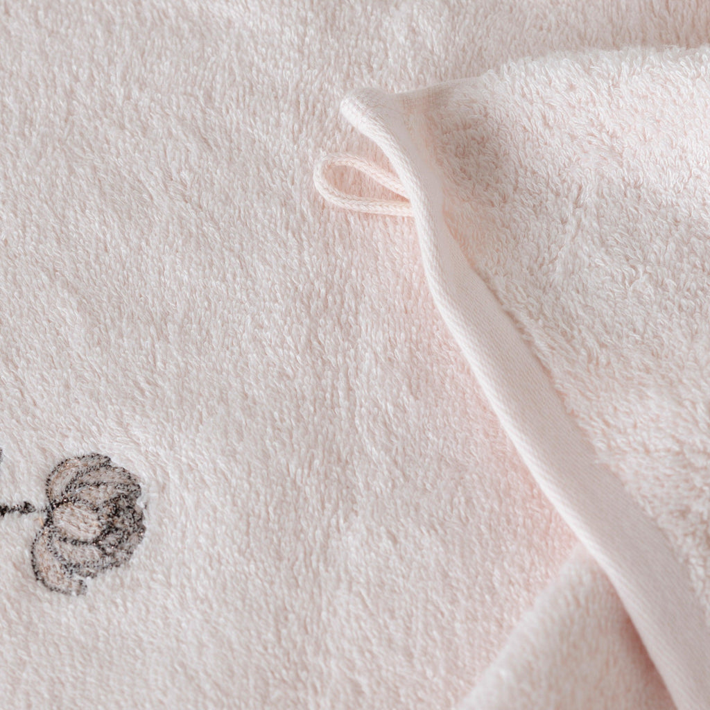Guest Towel in Cotton Lotus Pink - Carré Blanc Canada