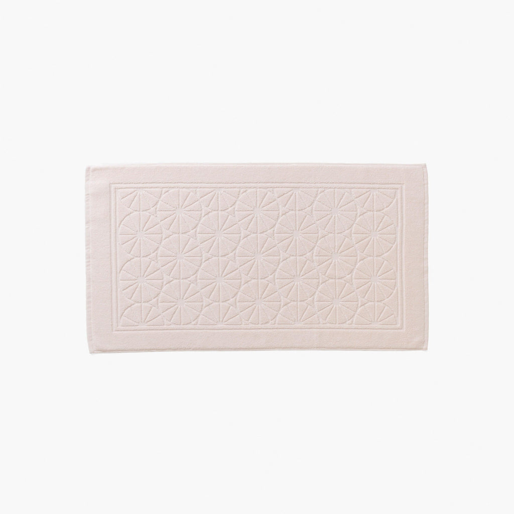 Lotus Cotton Bath Mat - Carré Blanc Canada