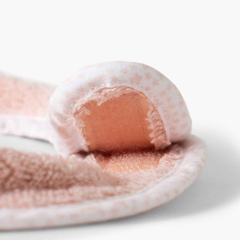 Mini Bib in Organic Cotton Illumine Pink - Carré Blanc Canada