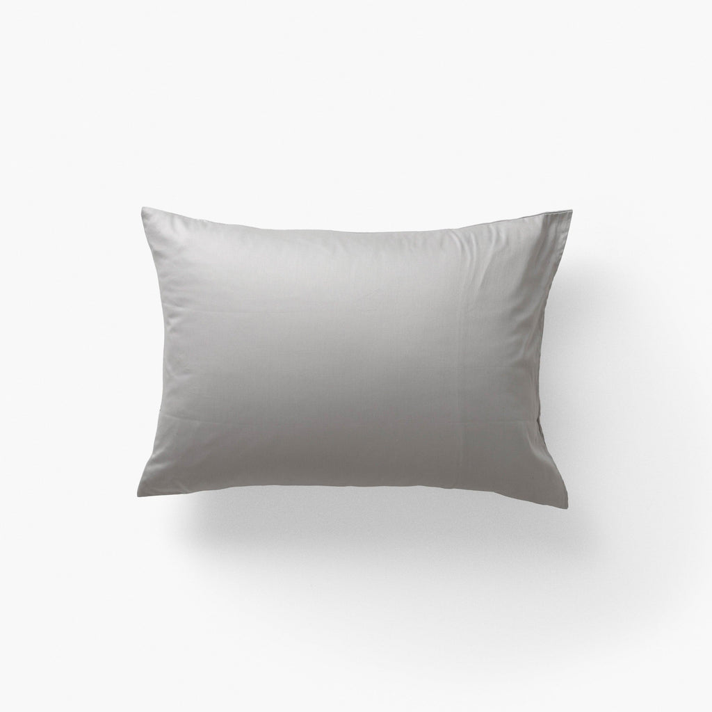 Rectangular Pillowcase in Cotton Satin Titane - Carré Blanc Canada