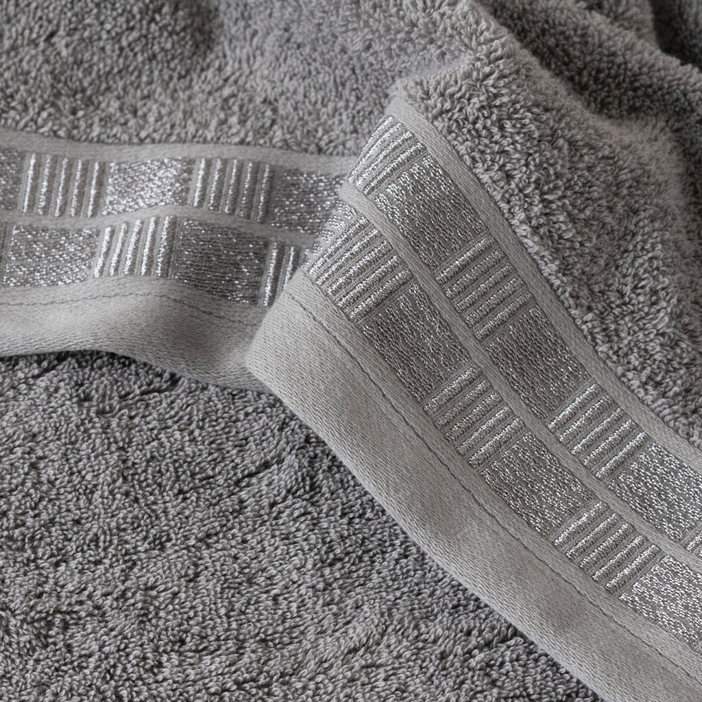 Titane Cotton Bath Towel - Carré Blanc Canada