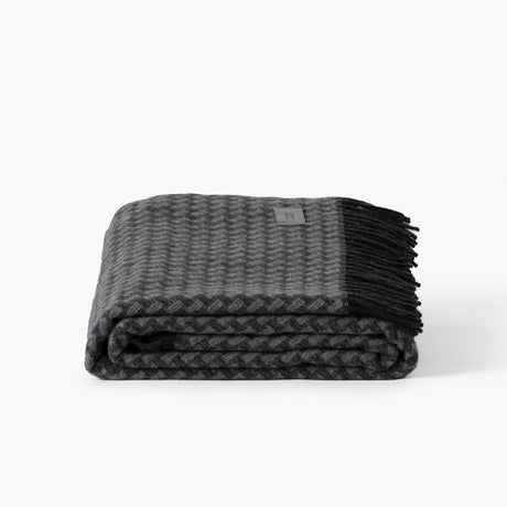 Fleece Throw Baikal Anthracite - Carré Blanc Canada