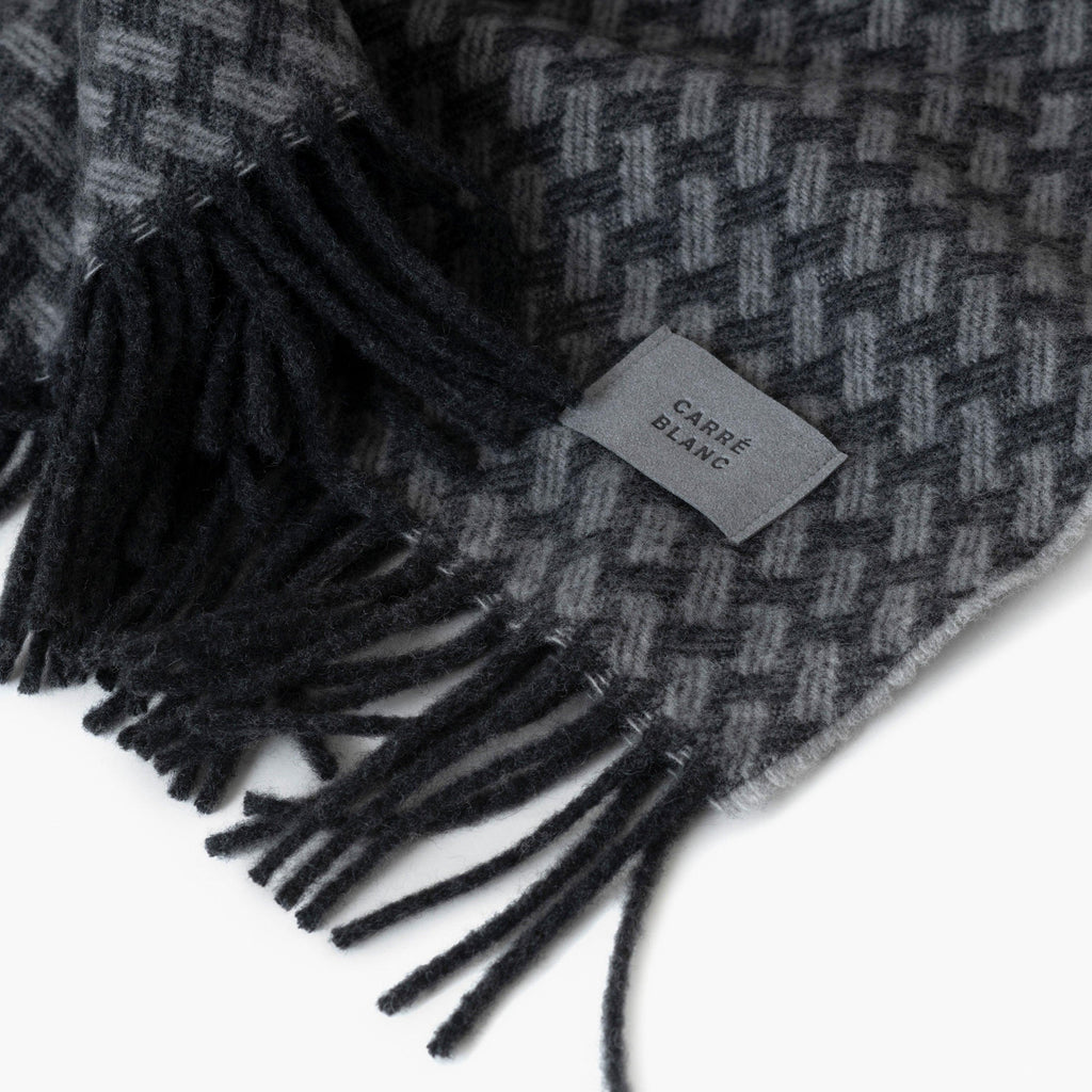 Fleece Throw Baikal Anthracite - Carré Blanc Canada