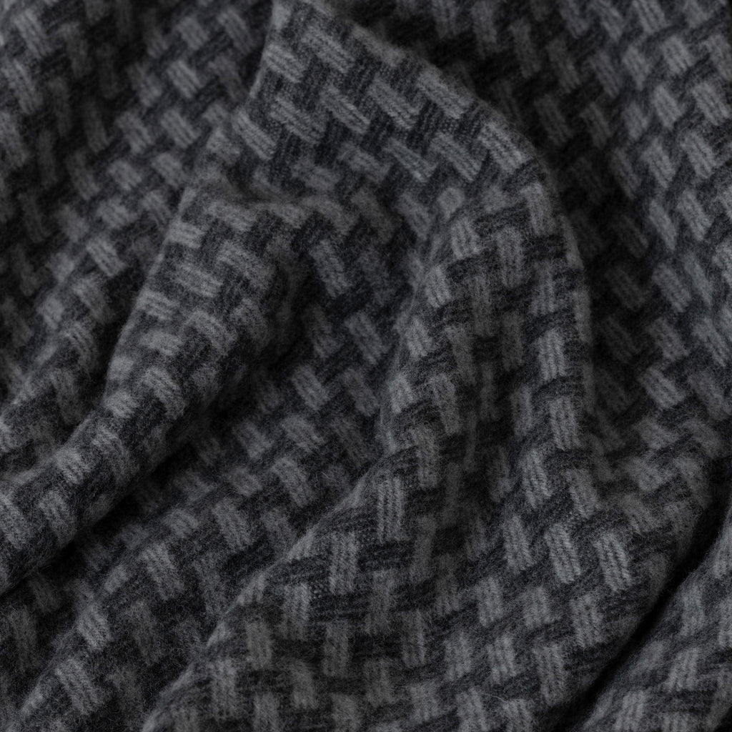 Fleece Throw Baikal Anthracite - Carré Blanc Canada