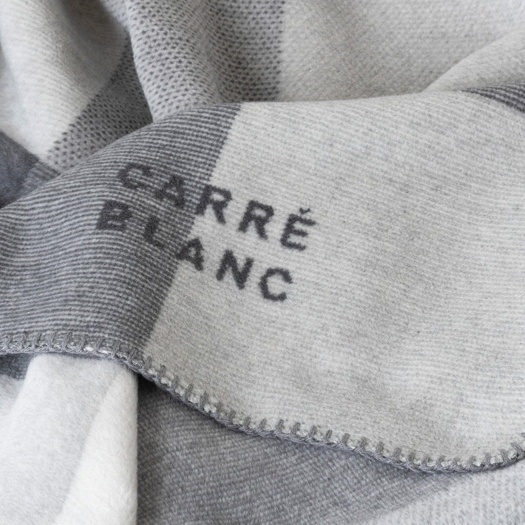 Fleece Throw Adret Grey - Carré Blanc Canada