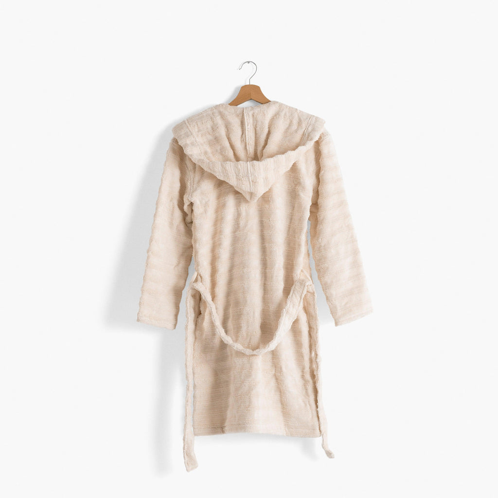 Papyrus Hooded Cotton Women's Bathrobe - Carré Blanc Canada
