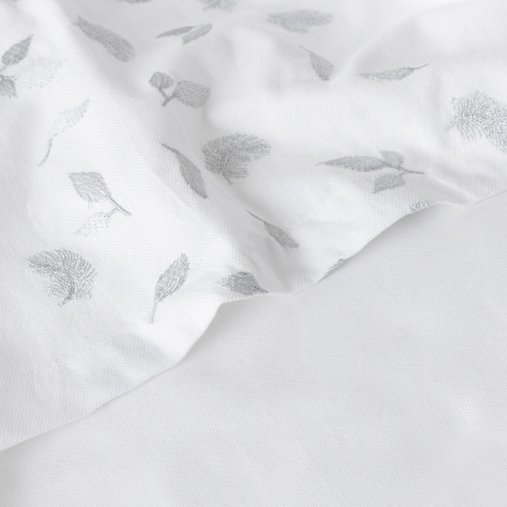 Rectangular Tablecloth in Cotton Solstice White - Carré Blanc Canada