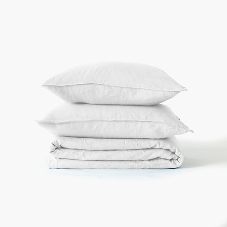 Songe Duvet Cover Set - White - Carré Blanc Canada