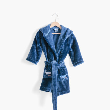 Oceanos Children's Hooded Dressing Gown - Carré Blanc Canada
