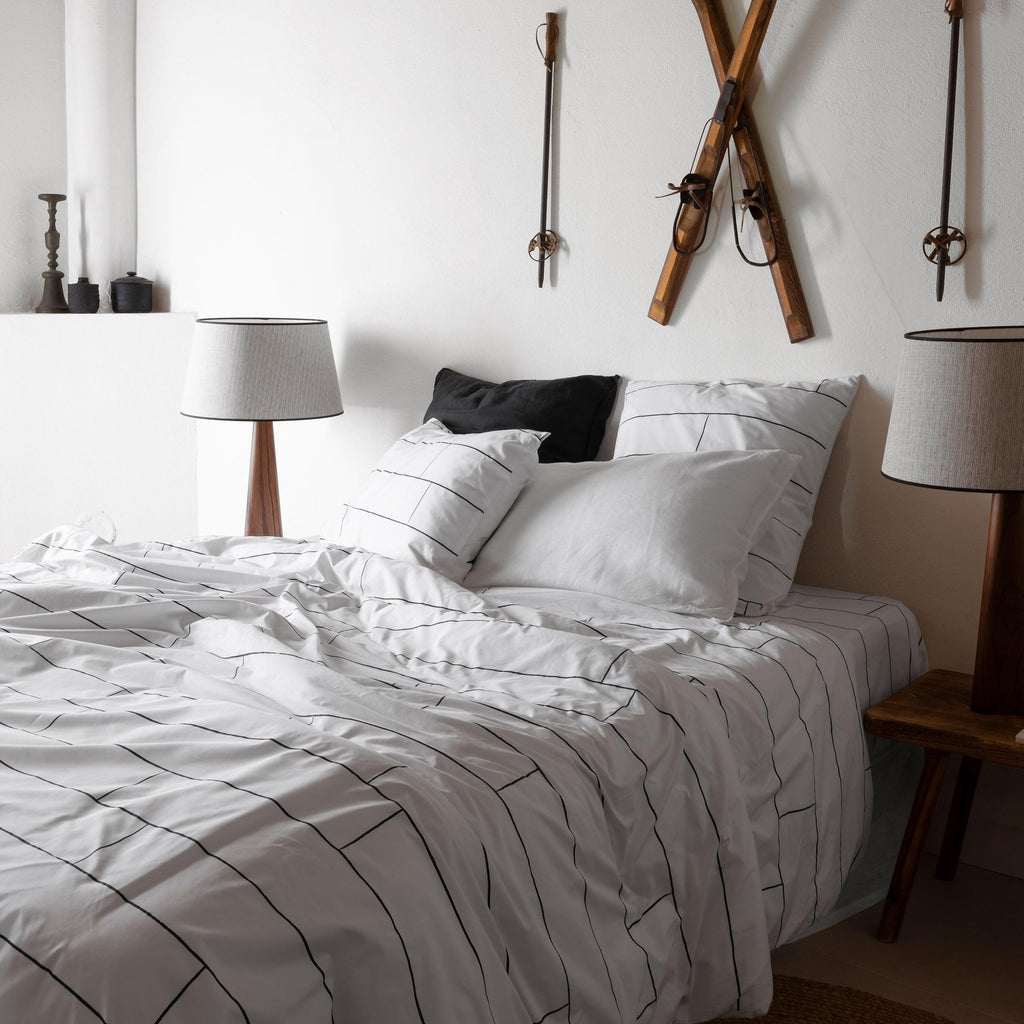 Elaphe Cotton Duvet Cover - Carré Blanc Canada