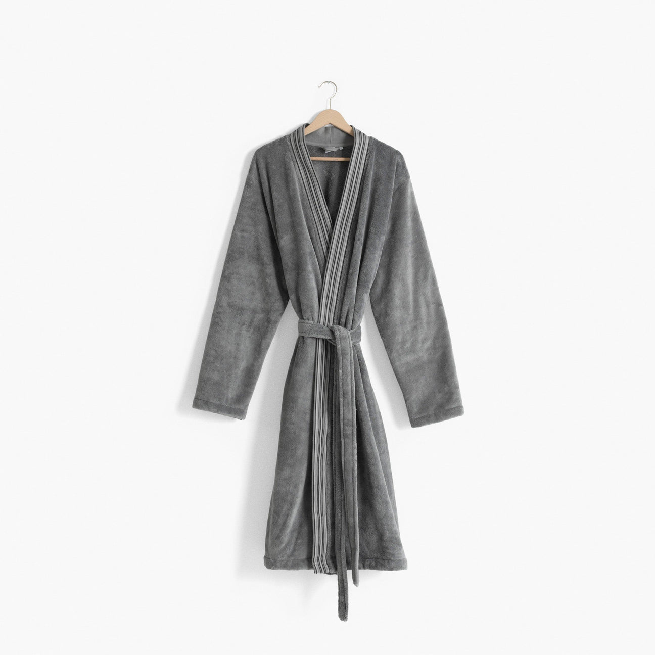 Elaphe Men's Fleece Dressing Gown - Carré Blanc Canada