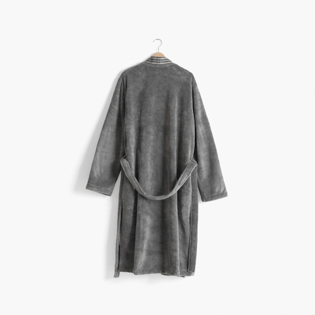 Elaphe Men's Fleece Dressing Gown - Carré Blanc Canada