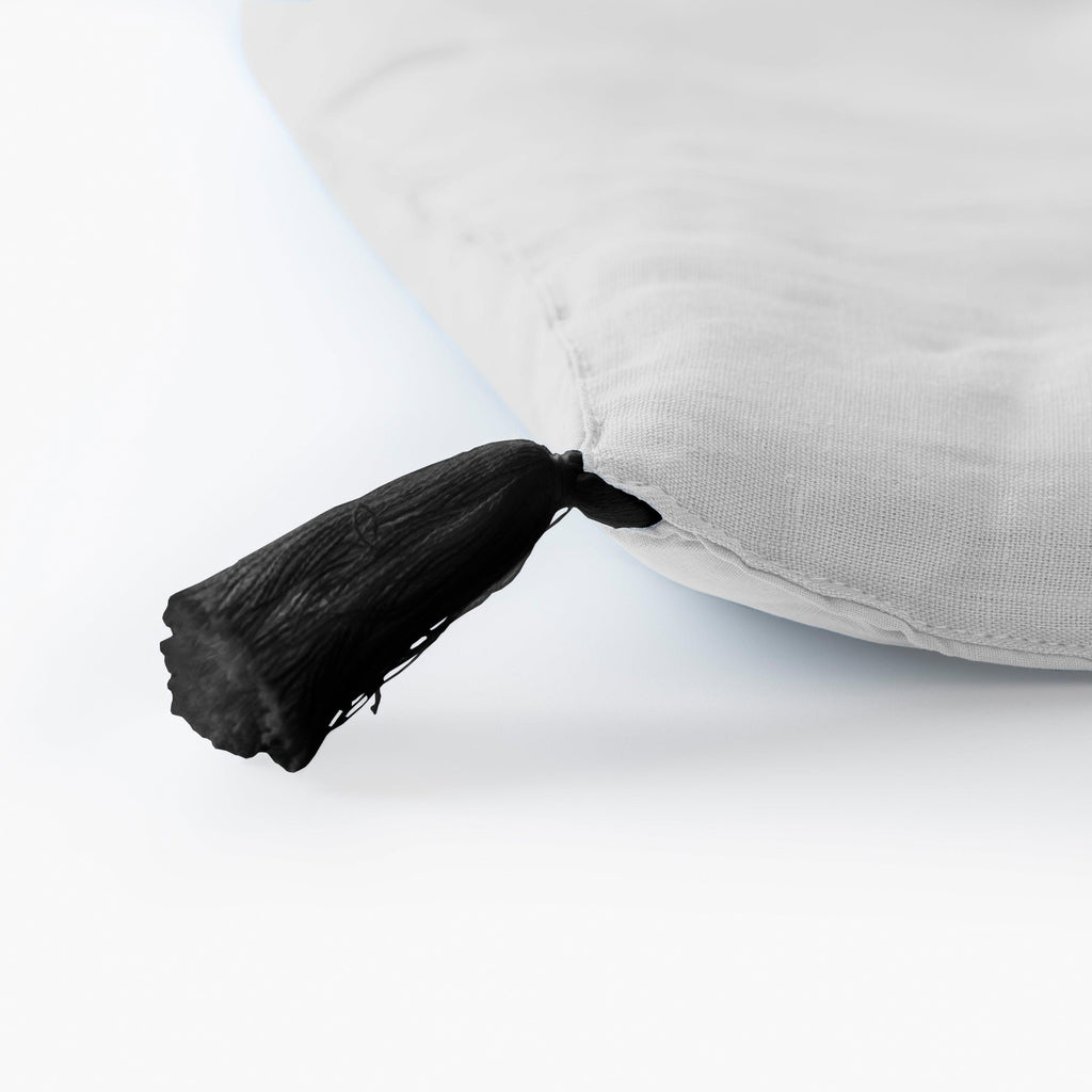 Quilt in Linen and Washed Cotton Songe White - Carré Blanc Canada