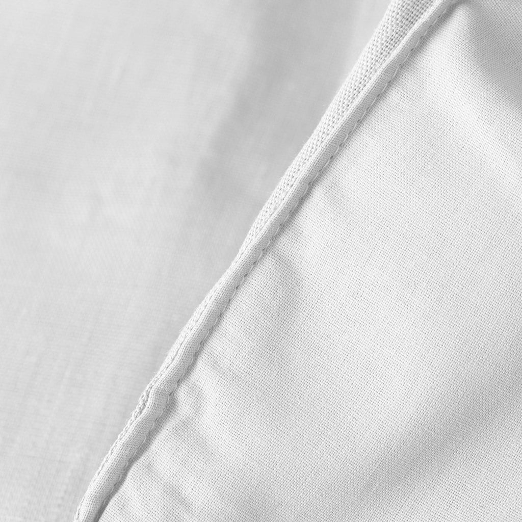 Quilt in Linen and Washed Cotton Songe White - Carré Blanc Canada