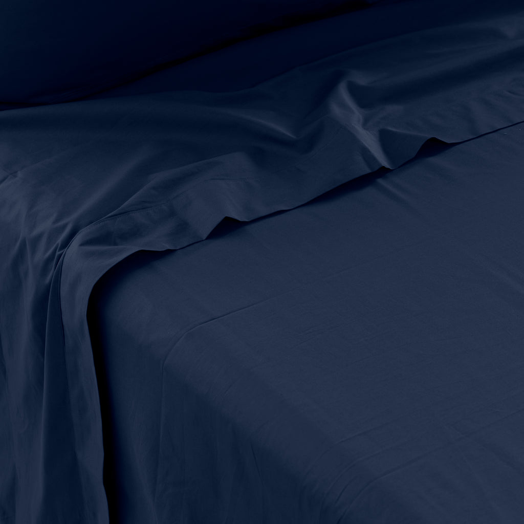Neo Sheet Set - Navy - Carré Blanc Canada