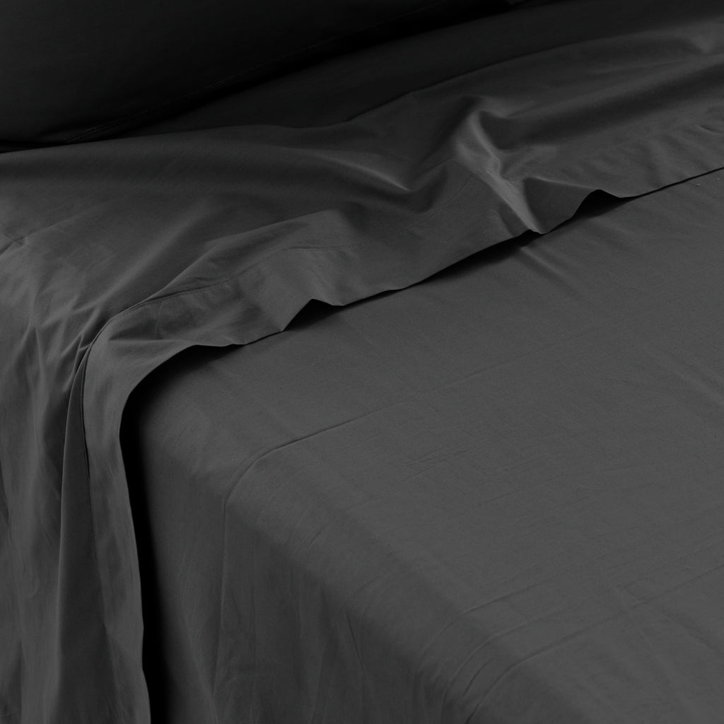 Neo Sheet Set - Anthracite - Carré Blanc Canada