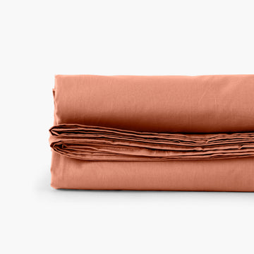 Neo Sheet Set - Terracotta - Carré Blanc Canada