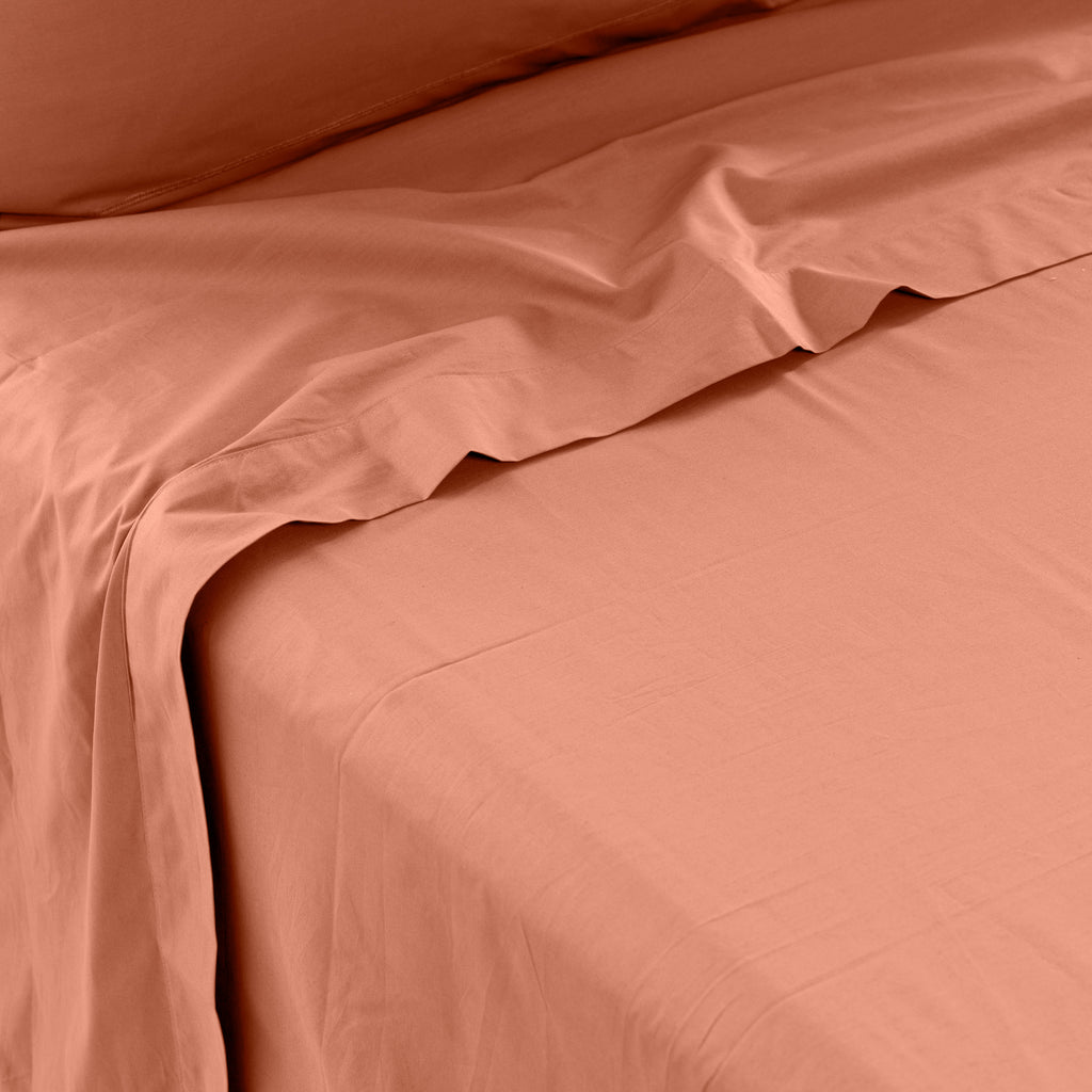 Neo Sheet Set - Terracotta - Carré Blanc Canada