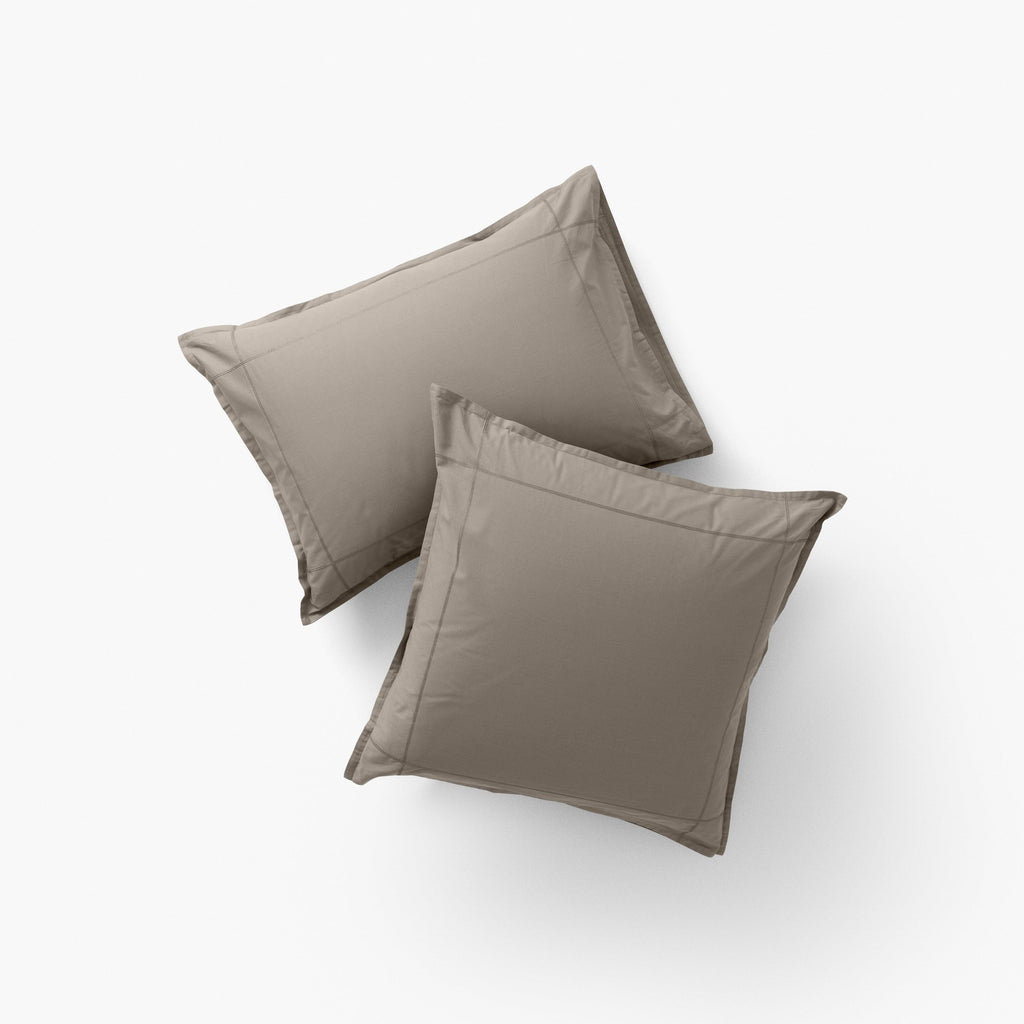 Rectangular Pillowcase in Cotton Percale Neo Linen - Carré Blanc Canada