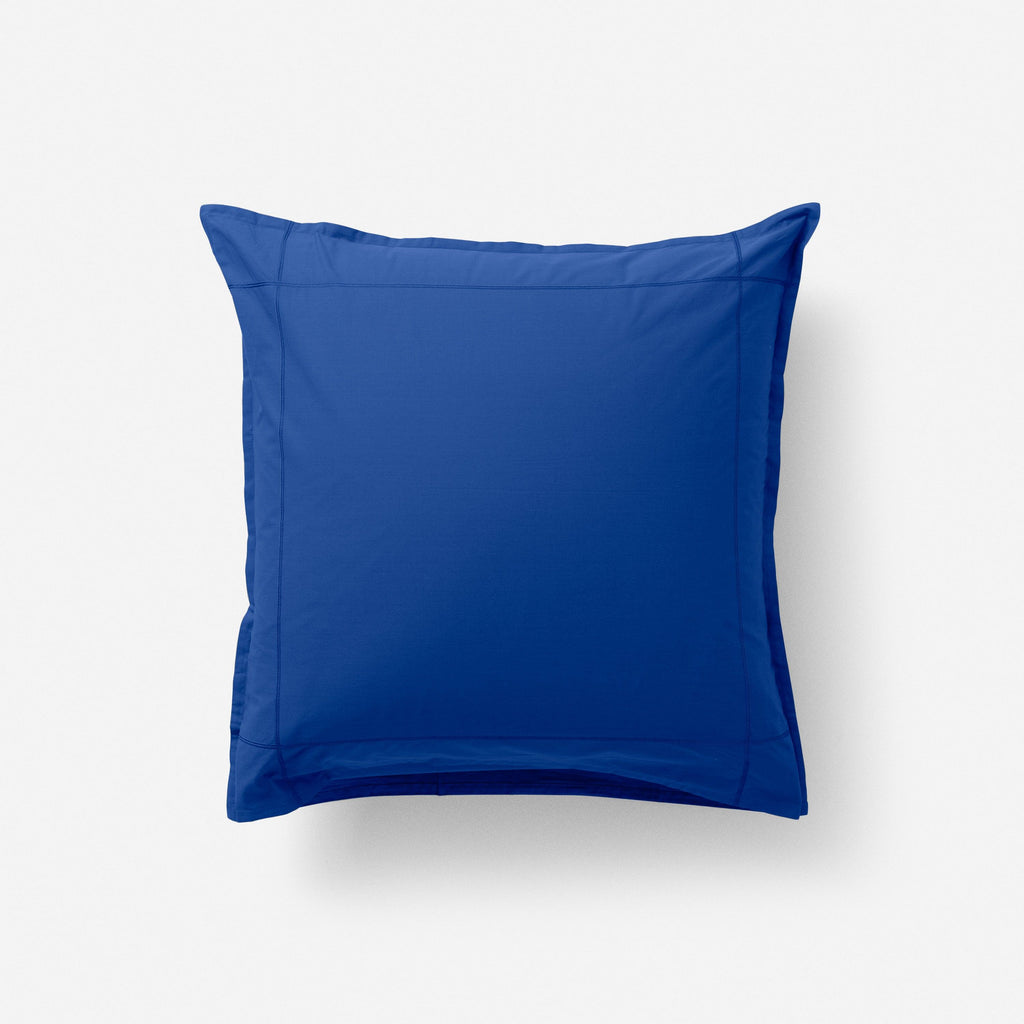 Square Pillowcase in Cotton Percale Neo Ultramarine - Carré Blanc Canada