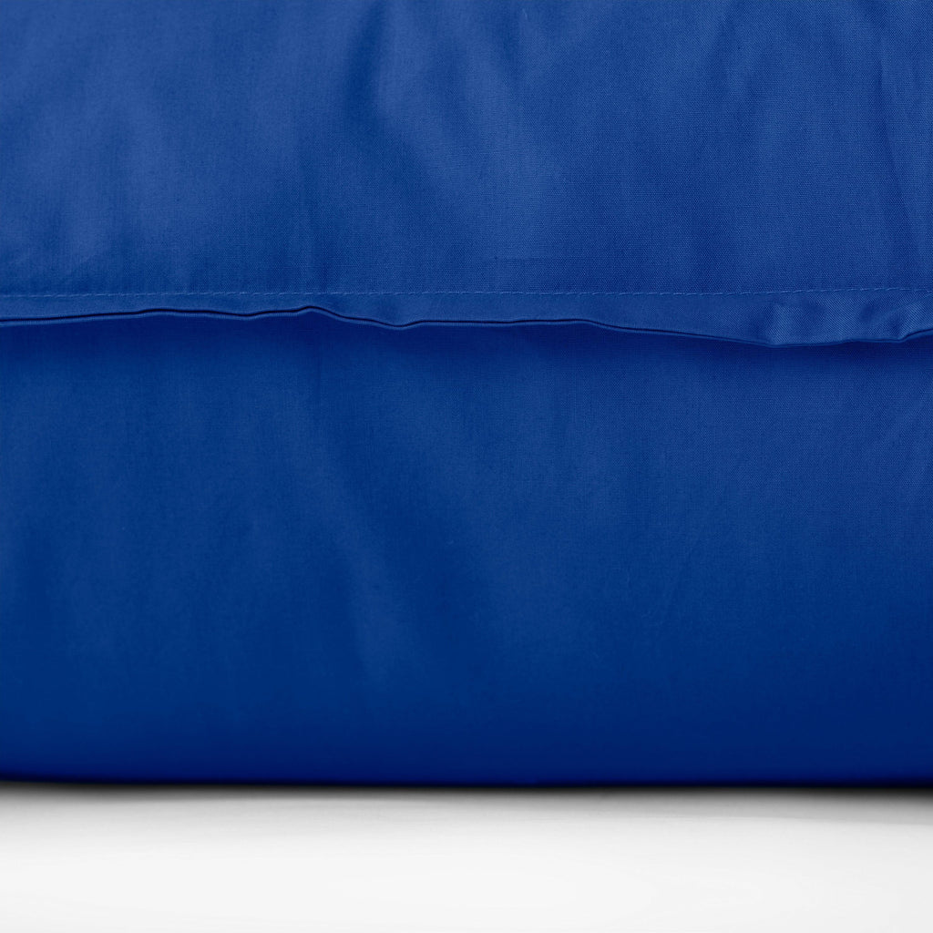 Square Pillowcase in Cotton Percale Neo Ultramarine - Carré Blanc Canada