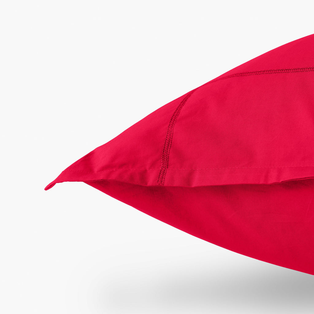 Square Pillowcase in Cotton Percale Neo Grenadine - Carré Blanc Canada