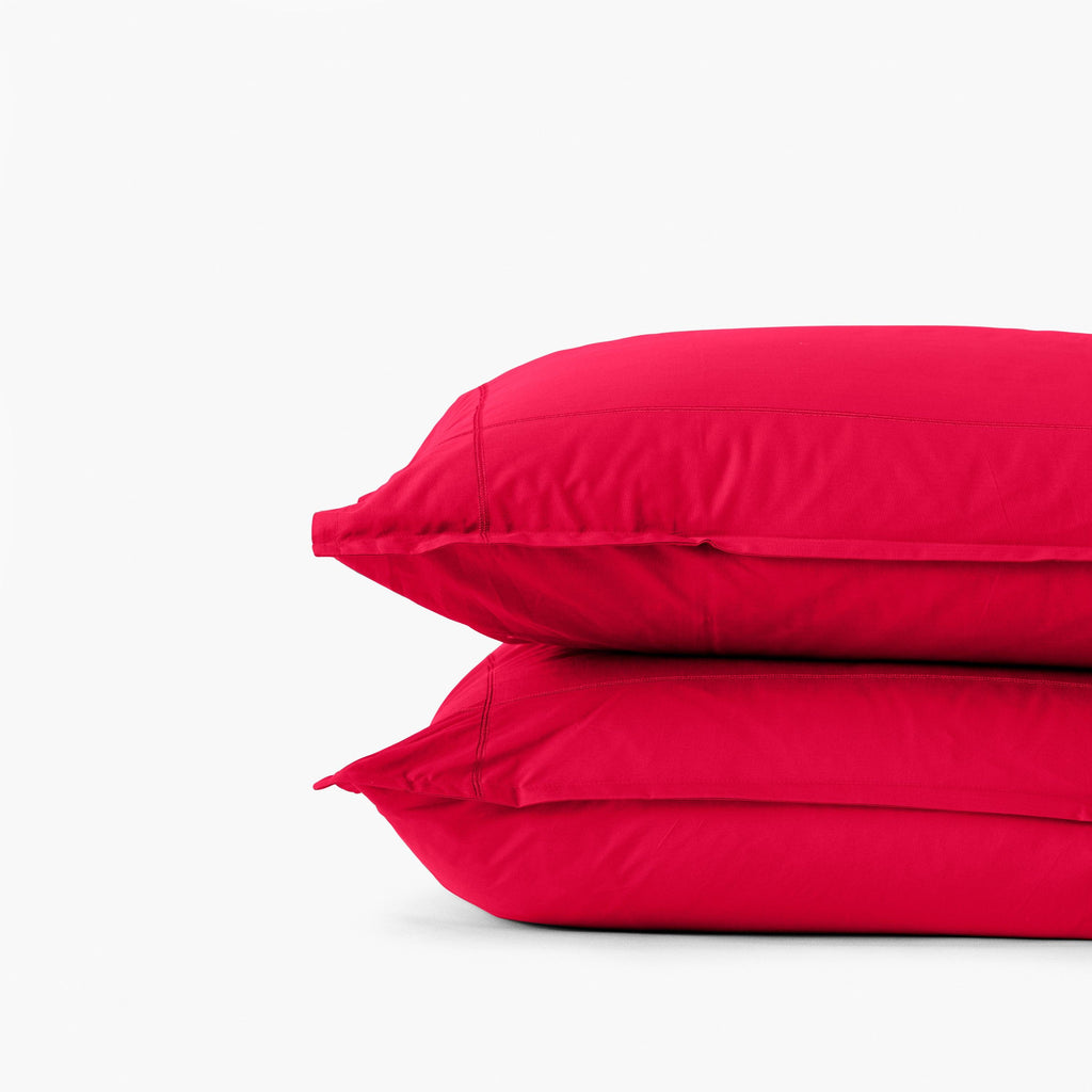 Rectangular Pillowcase in Cotton Percale Neo Grenadine - Carré Blanc Canada