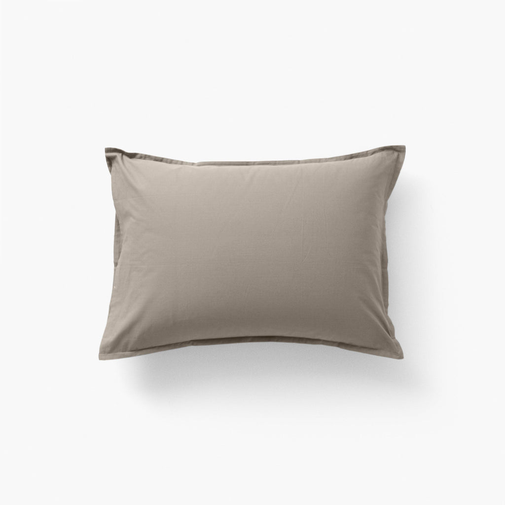 Rectangular Pillowcase in Cotton Percale Neo Linen - Carré Blanc Canada