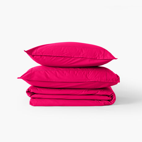 Neo Duvet Cover Set - Magenta - Carré Blanc Canada