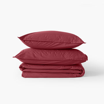 Neo Duvet Cover Set - Griottine - Carré Blanc Canada