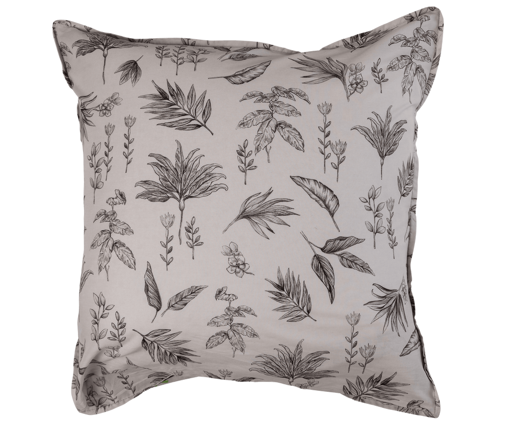 Square Pillowcase in Cotton and Linen Java - Carré Blanc Canada