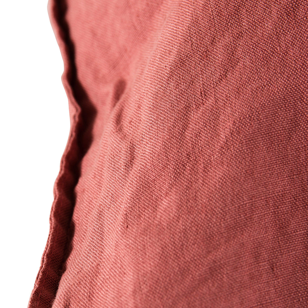 Square Pillowcase in Washed Linen Songe Ash Pink - Carré Blanc Canada